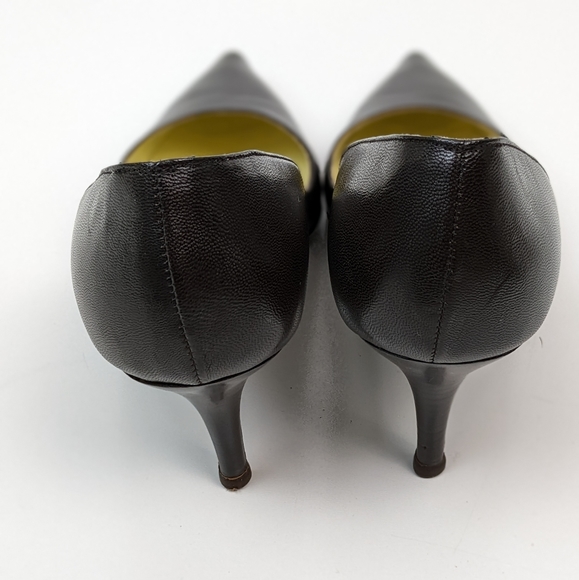 Walter Steiger Chocolate Brown Leather Heels - Picture 4 of 6